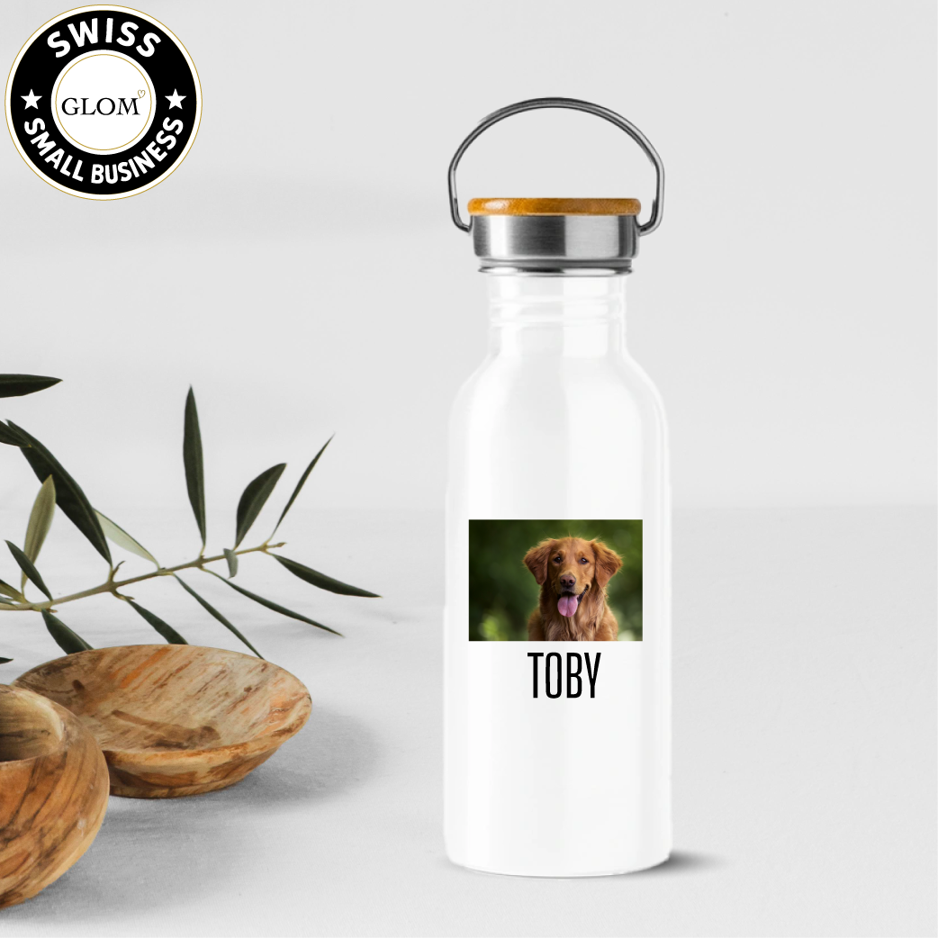 Design Me - Natural Bamboo Cap Bottle