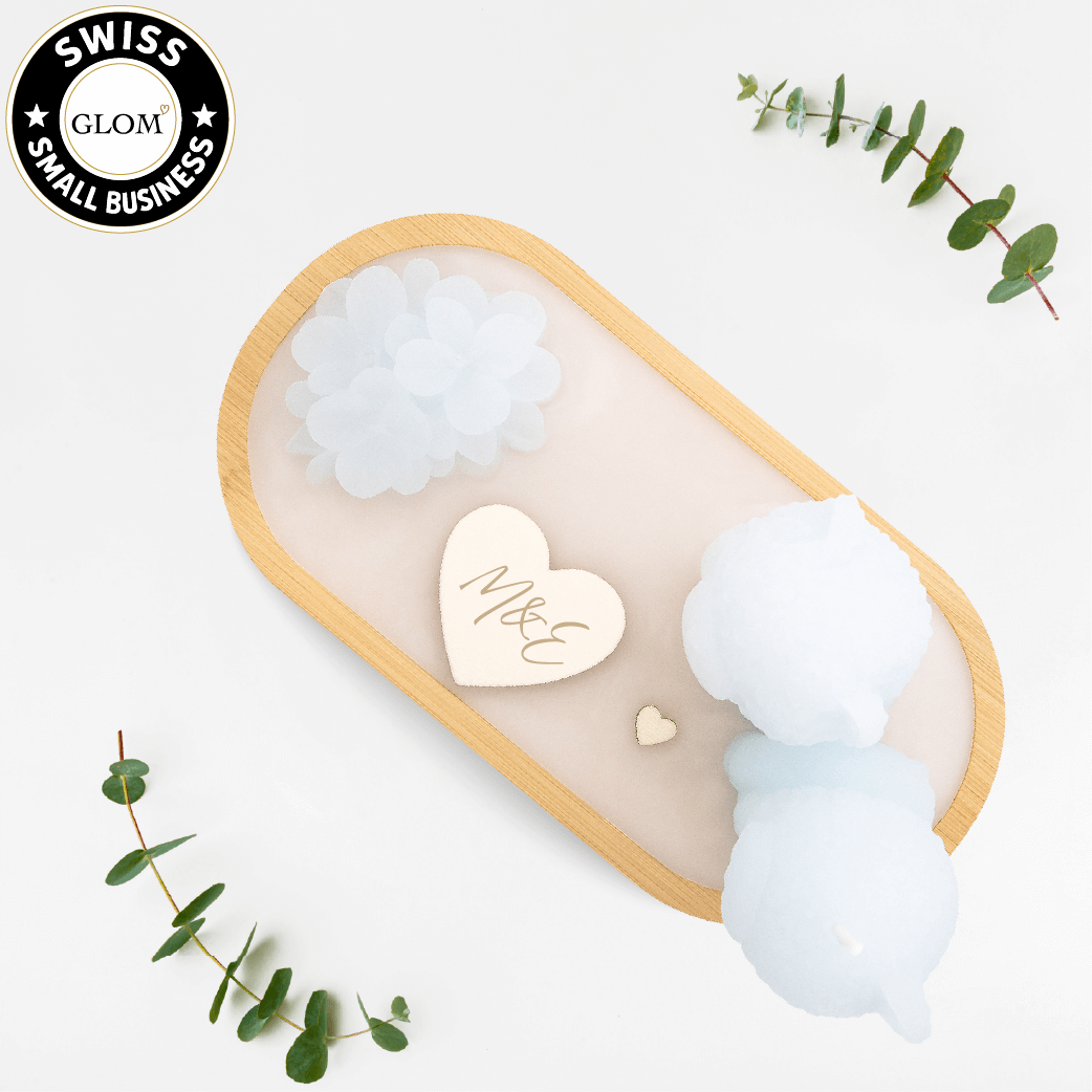 Alpaca Candle Duo – Personalized Heart