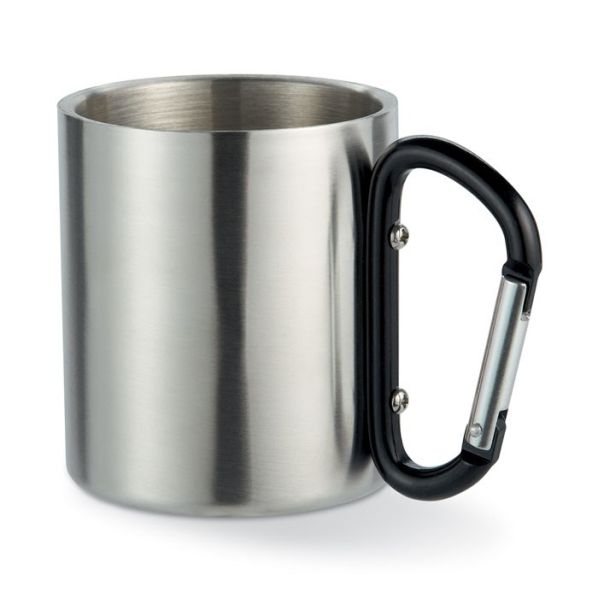 Adventure Mug – Stainless Steel with Carabiner Handle