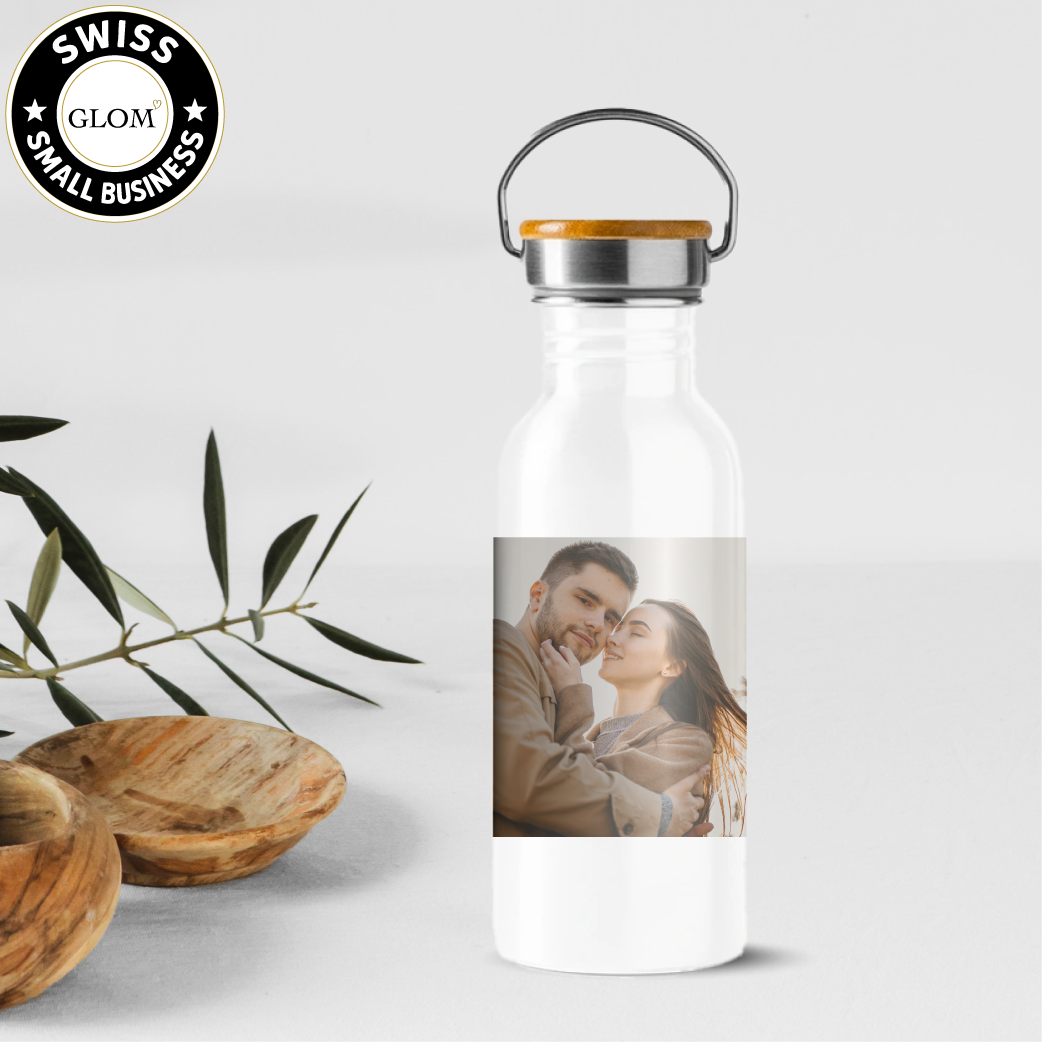 Design Me - Natural Bamboo Cap Bottle