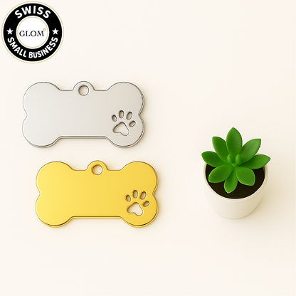 Custom Dog Tag – Personalized Name & Message or Phone Number